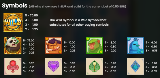 big bamboo таблица выплат